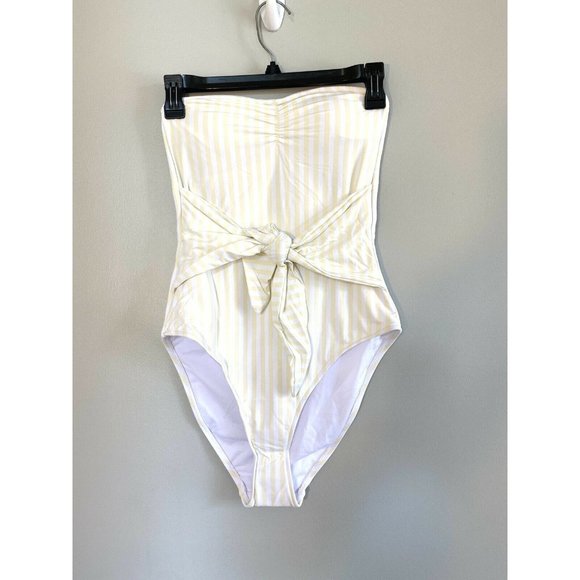 NWT WeWoreWhat Capri One Piece Striped Swim - Picture 2 of 10